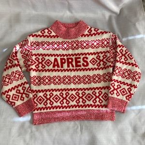 APRES target a new day sweater